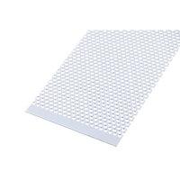 wickes metal sheet perforated round hole 40mm anodised aluminium 250 x ...