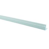 wickes pvcu white bottom edge cladding trim 2500mm