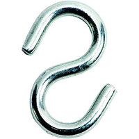 Wickes Zinc Plated S Hooks 4mm Pack 5