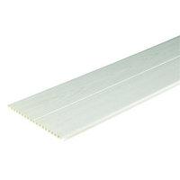 Wickes PVCu Panel White Ash 250x10x2500mm PK4