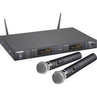 Wireless microphone set LD Systems WS 1 G8 HHD2 Transfer type:Radio