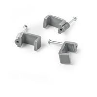 Wilko Cable Clip 10mm Grey 20pk