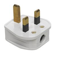 wilko 3 pin plug with fuse white 5amp