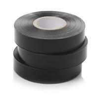 Wilko PVC Insulating Tape 33m 3pk Black