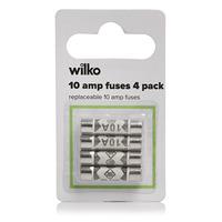 Wilko 10amp Fuses 4pk