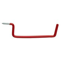 Wilko Ladder Hook Plastic Coated Red