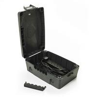 Wilko Waterproof Box 4 Socket Extension Lead 8m Black