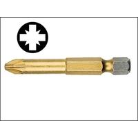 Witte Pozidriv 2pt Titanium Screwdriver Bit (Pkt 1) - 50mm