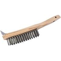 wire brush scraper hd 4 row