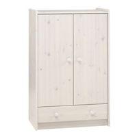 wizard white wash wardrobe