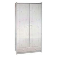 Wizard White Wash Wardrobe