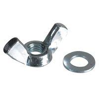 Wing Nut & Washers ZP M12 Forge Pack 4