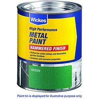 Wickes Metal Paint Hammered Grey 750ml