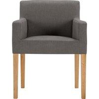 Wilton Carver Dining Chair, Graphite Grey