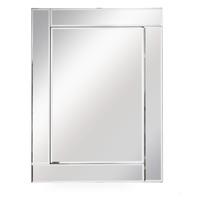 Wilko Mirror All Glass Frame Medium 60 x 80cm