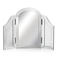 Wilko All Glass Dressing Table Mirror 43.5 x 56.5cm