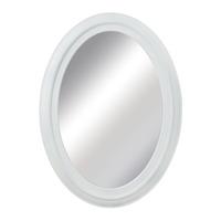 Wilko Denmark Mirror Oval White 54 x 74cm