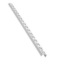 Wilko Wall Bar Twin Slot Bracket White 100cm