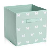 Wilko Storage Box Aqua 30 x 30cm