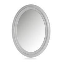 Wilko Denmark Mirror Oval Grey 54 x 74cm