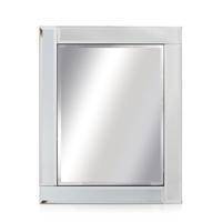 Wilko All Glass Frame Mirror Small 40 x 50cm