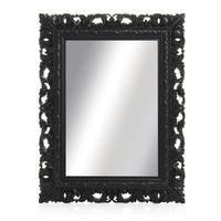 Wilko Ornate Mirror Medium Black 50 x 64cm