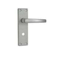 wickes contract straight privacy handles pair satin aluminium