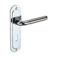 Wickes Vittore Lock Handles Pair Polished Chrome & Matt Finish