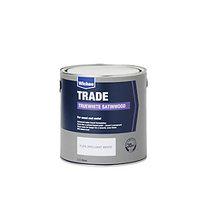 Wickes Truewhite Satin Paint - Pure Brilliant White 2.5L