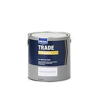 Wickes Trade Eggshell Paint Pure Brilliant White 2.5L