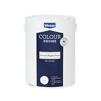 Wickes Colour @ Home Smooth Ripple Ceiling Emulsion Brilliant White 5L