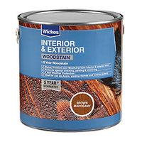 wickes professional woodstain brown mahogany 750ml