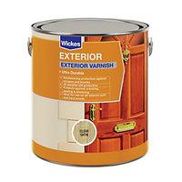 Wickes Exterior Varnish Clear Satin 2.5L