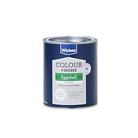 Wickes Eggshell Paint Brilliant White 750ml