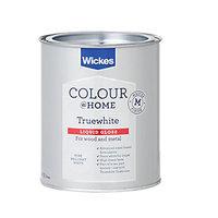 Wickes Truewhite Liquid Gloss Paint - Pure Brilliant White 750ml