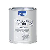 Wickes Truewhite Undercoat Paint White 750ml