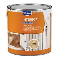 Wickes Quick Drying Interior Varnish Clear Gloss 2.5L