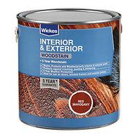 wickes professional woodstain red mahogany 750ml