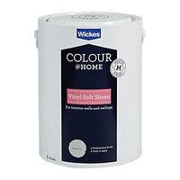 wickes colour home vinyl soft sheen emulsion paint magnolia 5l