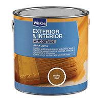 Wickes Woodstain Warm Oak 2.5L