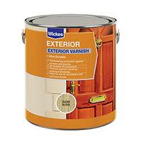 Wickes Exterior Varnish Clear Gloss 750ml