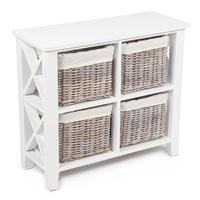 Winchester 4 Basket Square \'X\' Cabinet with Cotton Linings