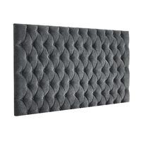 Windermere Kimiyo Linen Headboard Granite Small Double