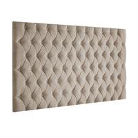 Windermere Kimiyo Linen Headboard Brown Small Double