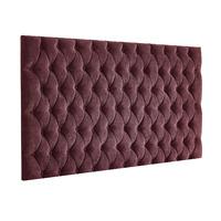 Windermere Kimiyo Linen Headboard Bordeaux Small Double