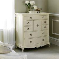 WILLIS & GAMBIER IVORY WOODEN CHEST OF 8 DRAWERS
