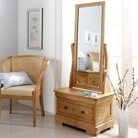 WILLIS & GAMBIER LYON CHEVAL MIRROR with Drawer