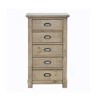 WILLIS & GAMBIER WEST COAST DISTRESSED TALL CHEST with 5 Drawers