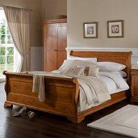 WILLIS & GAMBIER LOUIS PHILIPPE WOODEN SLEIGH BED FRAME - King
