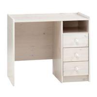 Wizard White Wash Desk (H)740mm (W)890mm